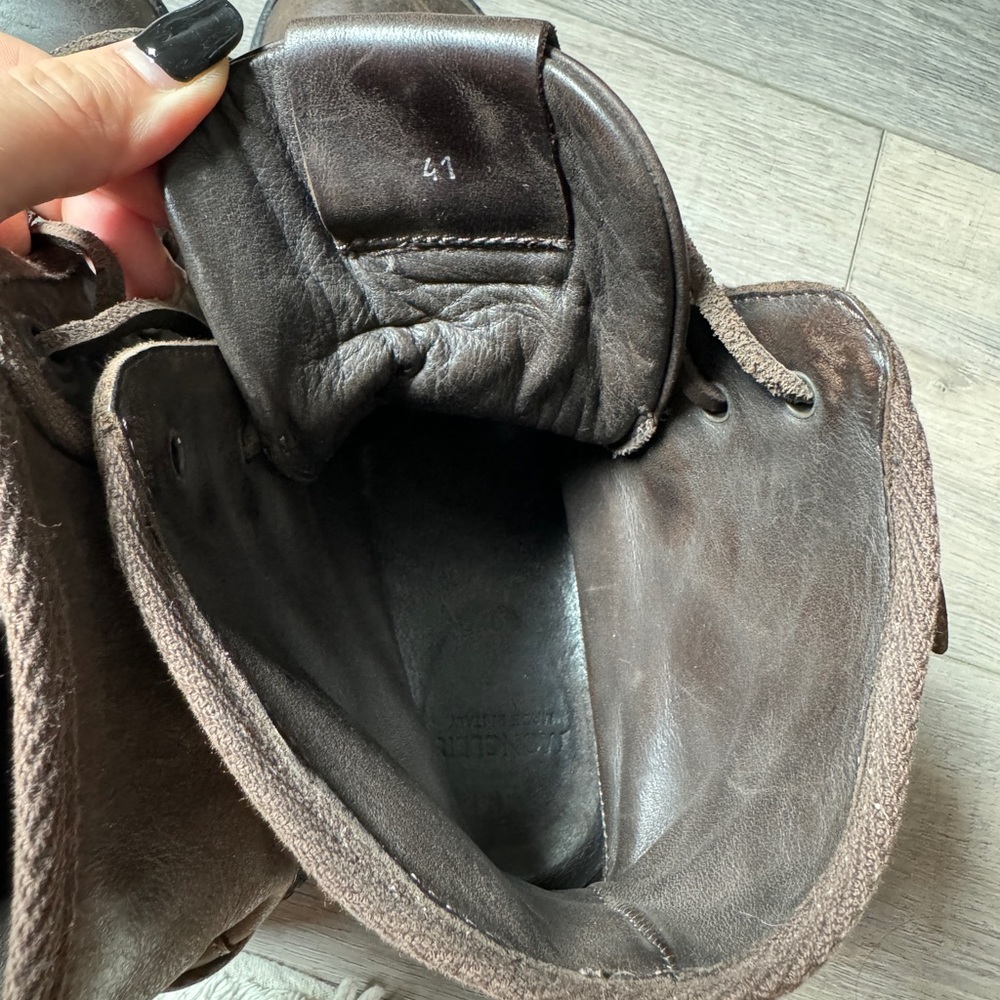 Moncler, Leather Boots, size 41 - Picture 7 of 7